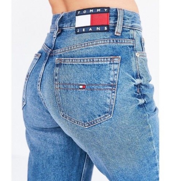 mom jeans tommy jeans